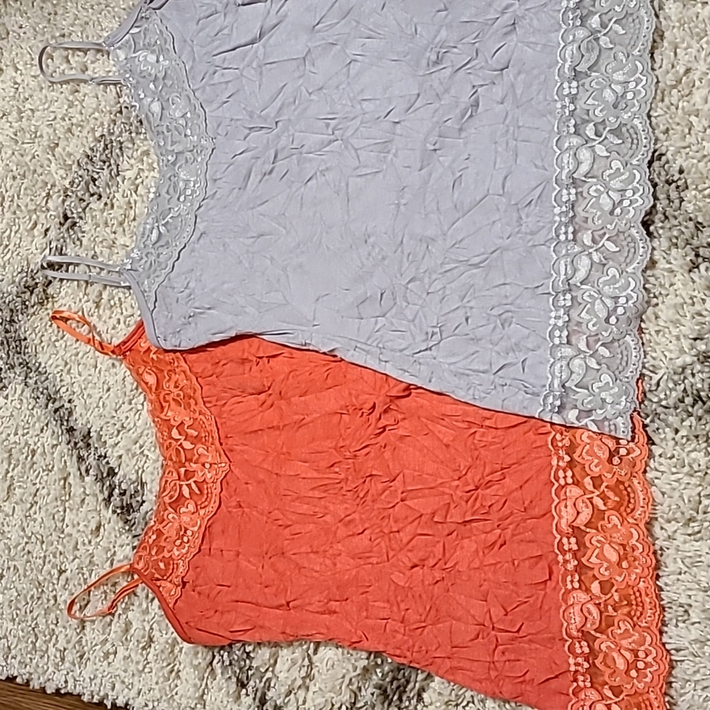 Maurices Crinkle Lace Cami